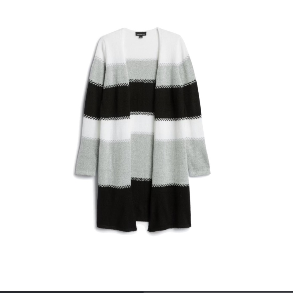 Adeline ColorBlock Long Sleeve Cardigan